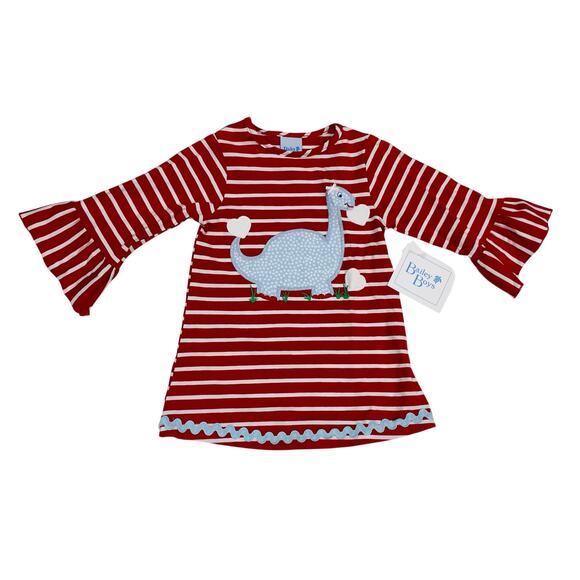 NWT Bailey Boys 24M Valentino Dino Knit Dress - Picture 1 of 5